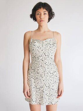 Which We Want Amy Mini Dress in Ivory - sz Medium